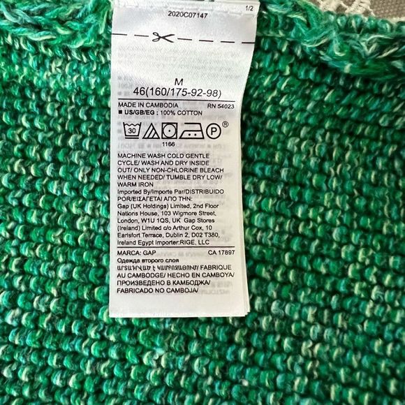 🌟🌟NWOT🌟🌟 GAP Aquatic Life Textured Chunky Knit Sweater - Picture 8 of 12
